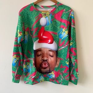 Will Smith Fresh Prince Ugly Christmas “sweater” M